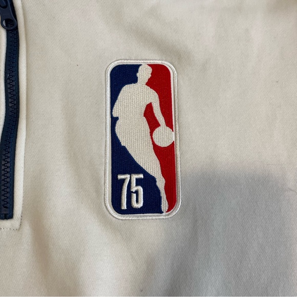 NBA Nike Team 31 75th anniversary courtside fleece half-zip hoodie Size Medium - Picture 6 of 13